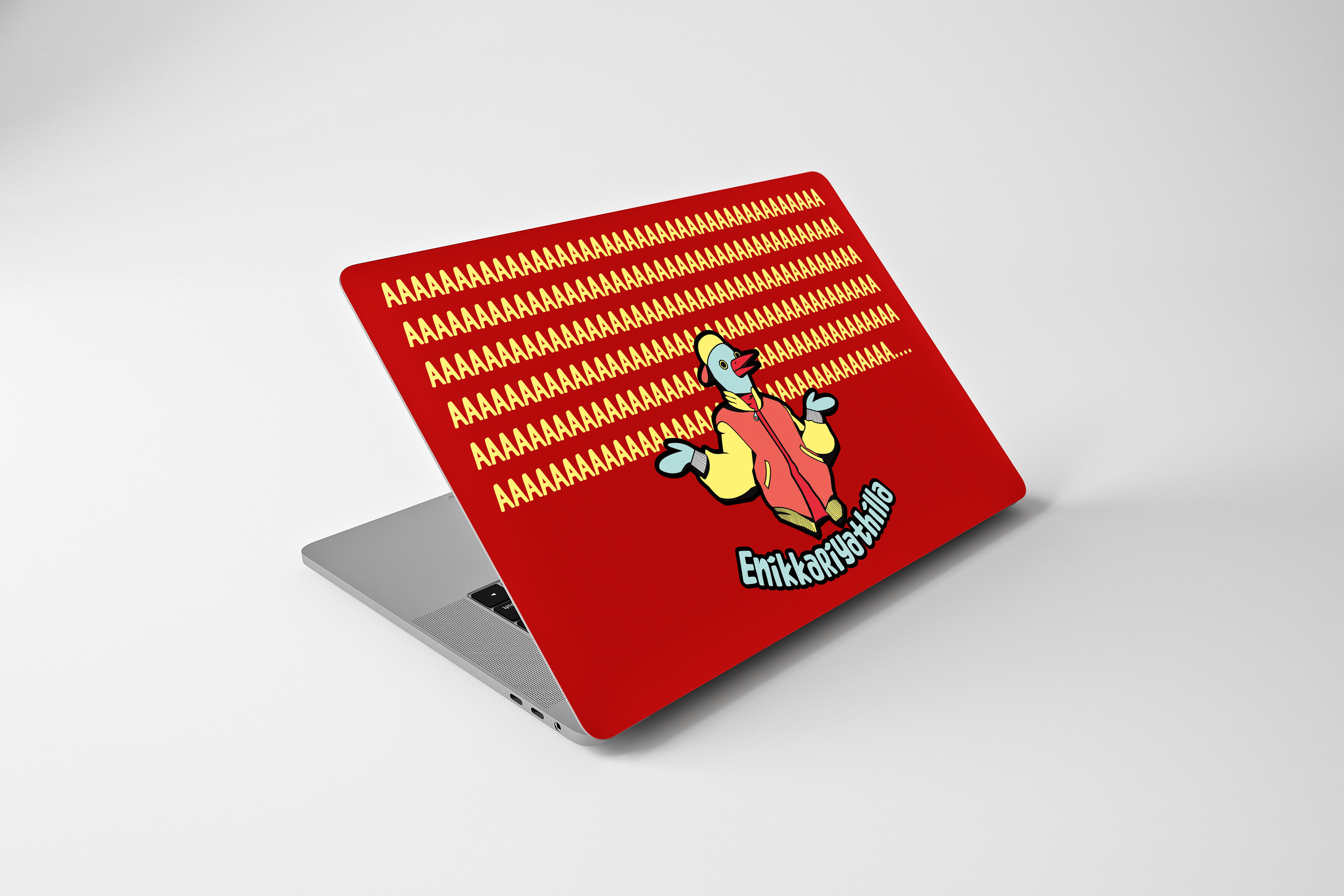 Aaa Enikkariyathilla Laptop Skin - Red