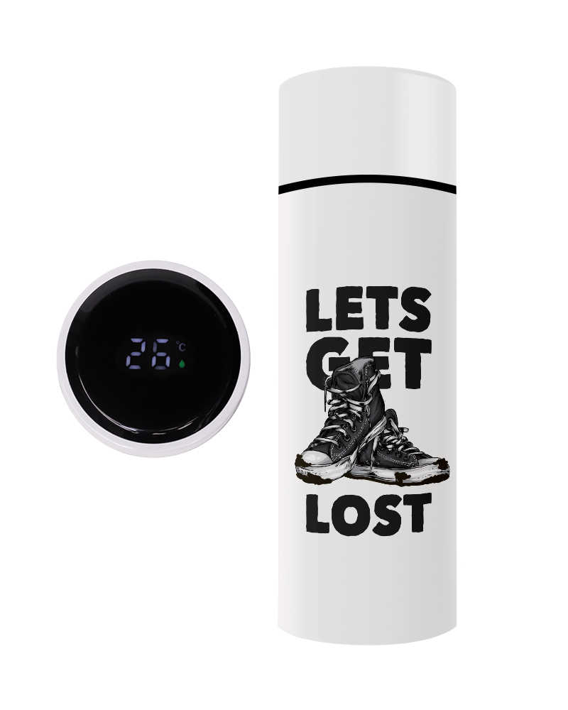 Let's Get Lost Thermal Sipper - White 