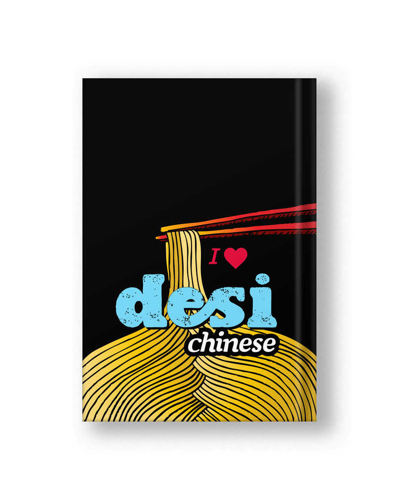 I love Desi Chinese Hardbound Diary - Black