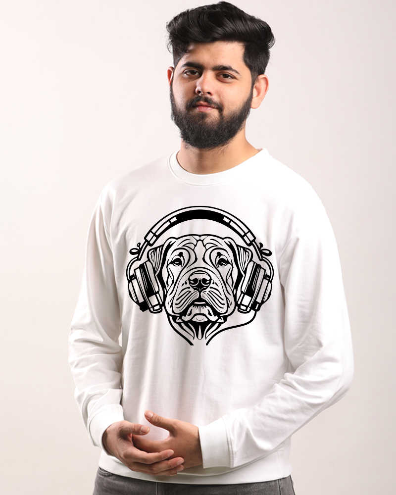 Pitbull Design Casual Sweatshirt