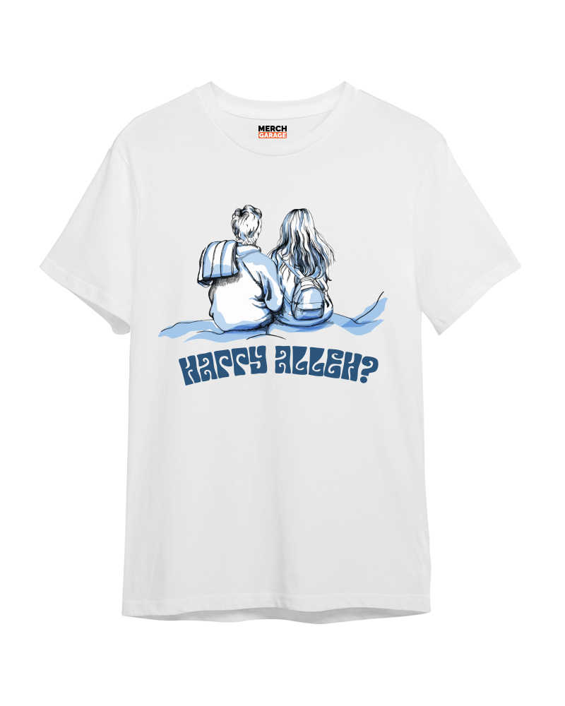 Happy Alleh? Tshirt - Whit