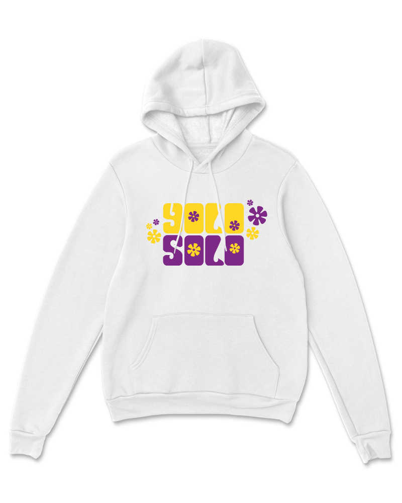 Yolo Solo Hoodie - White