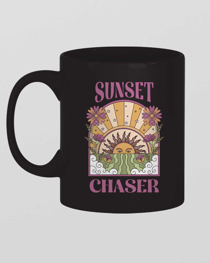 Sunset Chaser Mug - Black