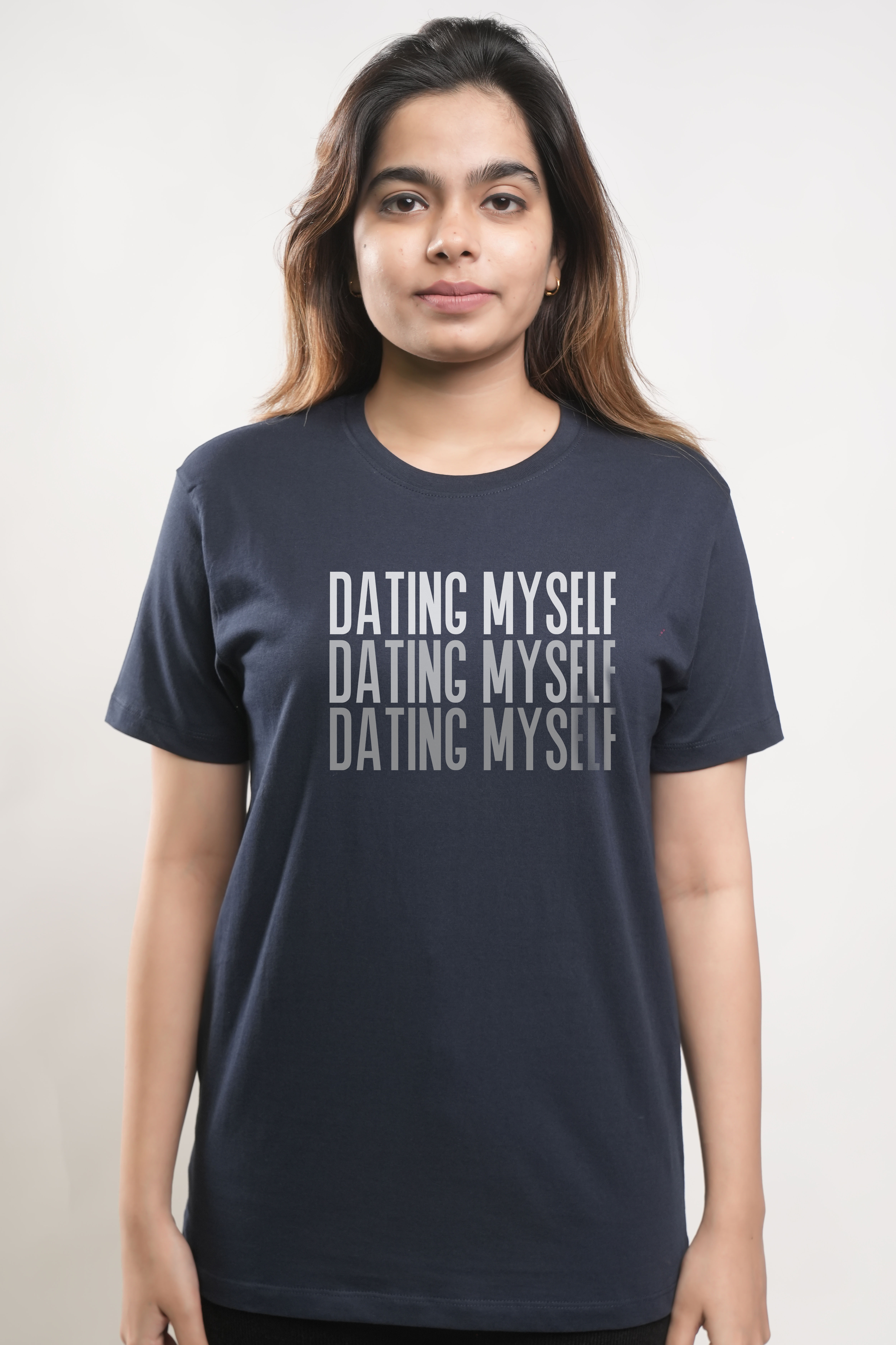 Dating Myself Tshirt - Navy Blue