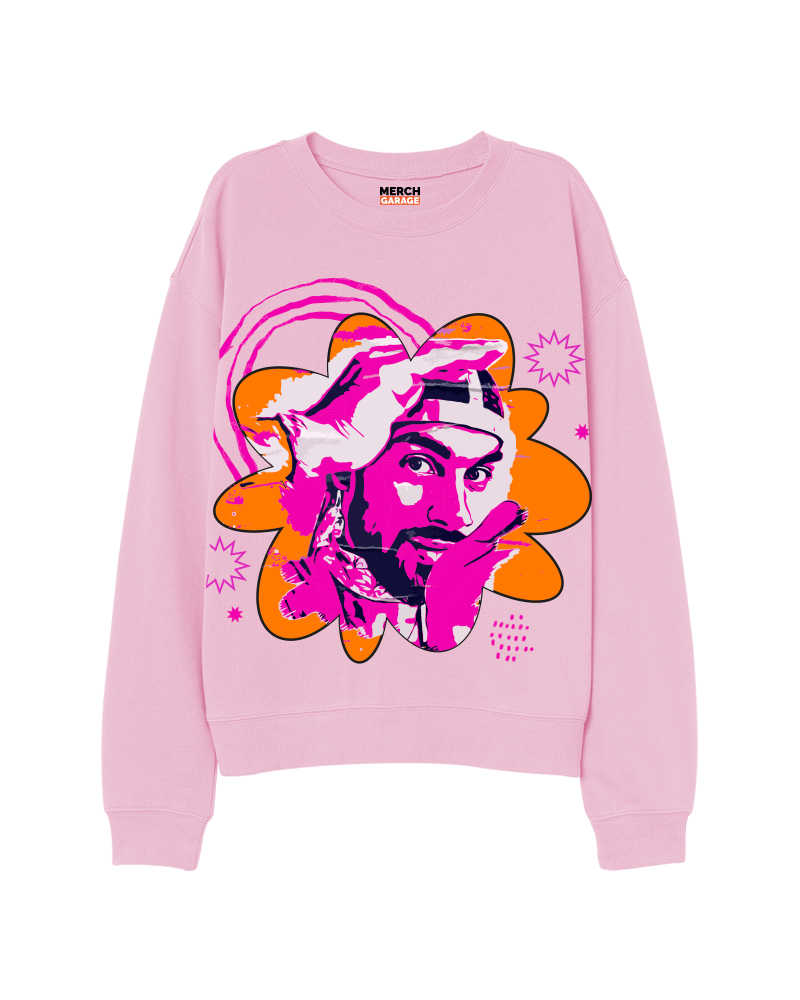  Dil lene ki rut aayi Casual Sweatshirt (FnB) - Baby Pink