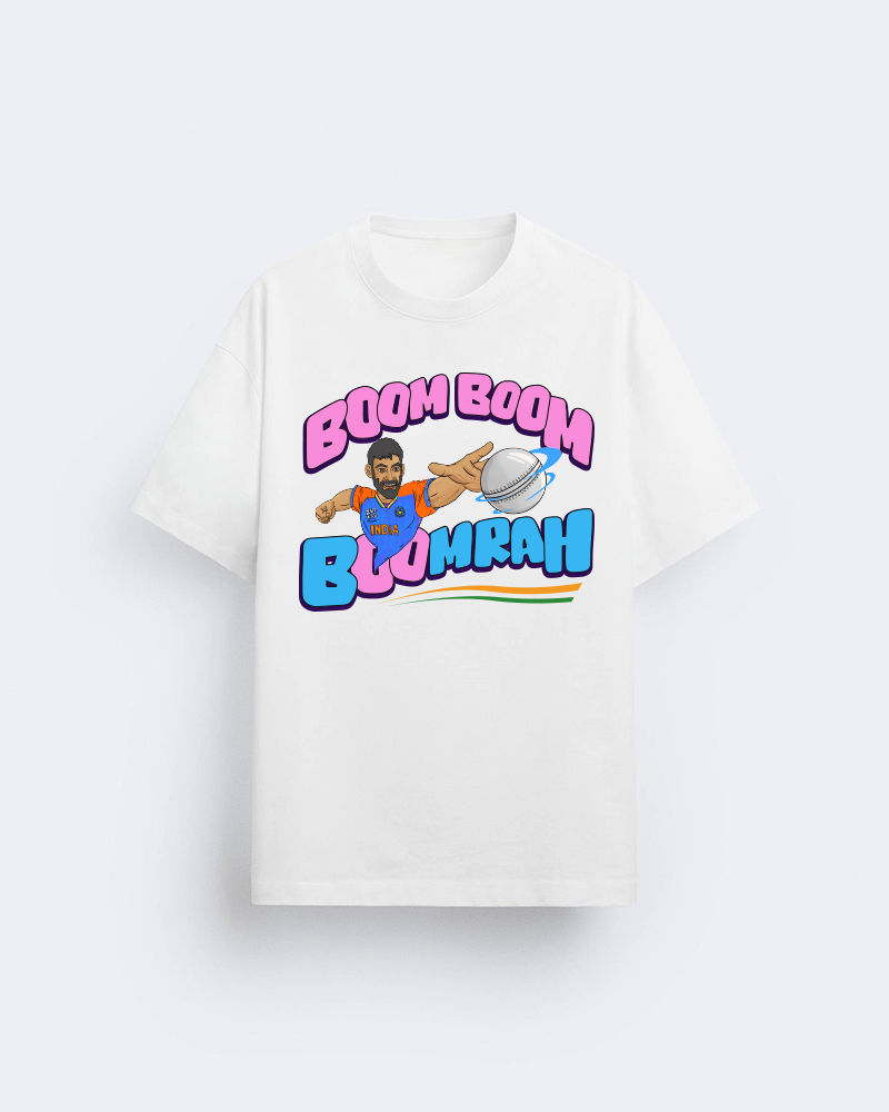 Boomrah White Oversized Tshirt