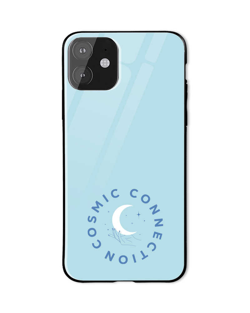 Cosmic Connection Glass Mobile Cover