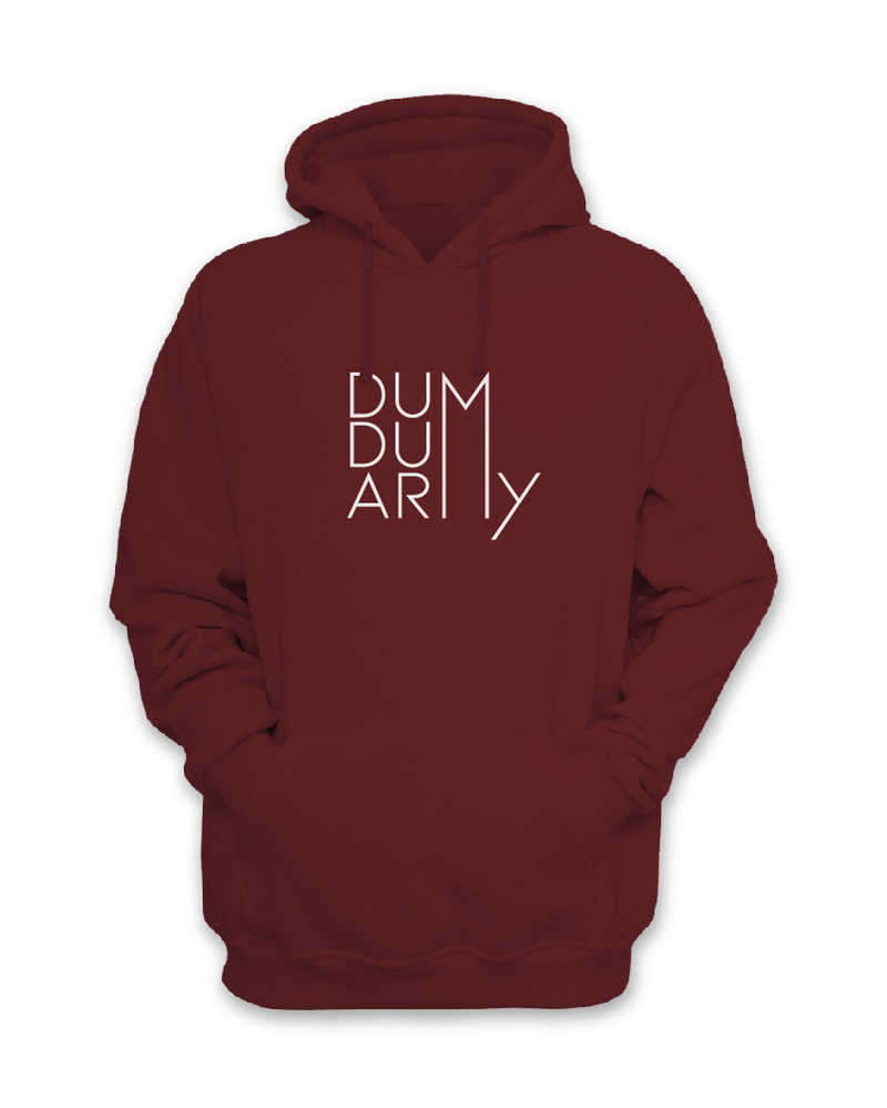 Dum Dum Army Hoodie - Burgundy