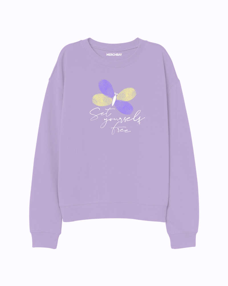 Set Yourself Sweatshirt - Lavender