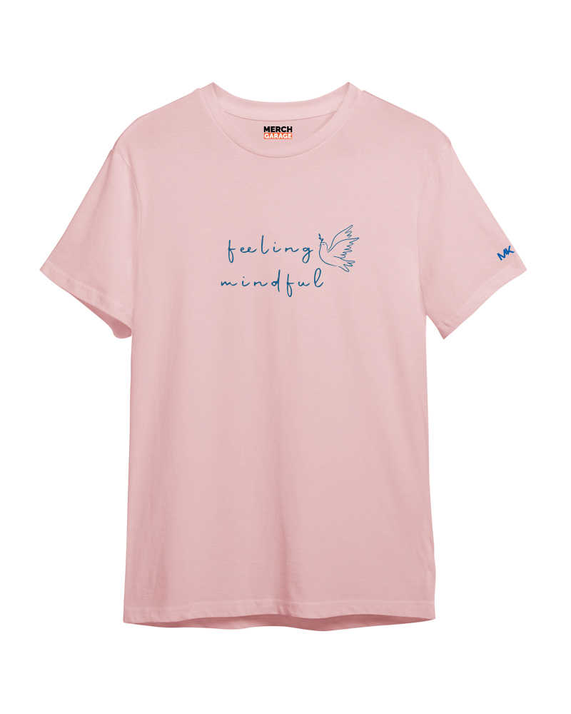 Feeling Mindful Tshirt -  Baby Pink 