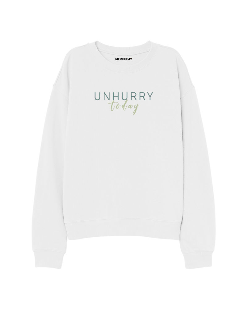 Unhurry Sweatshirt - White