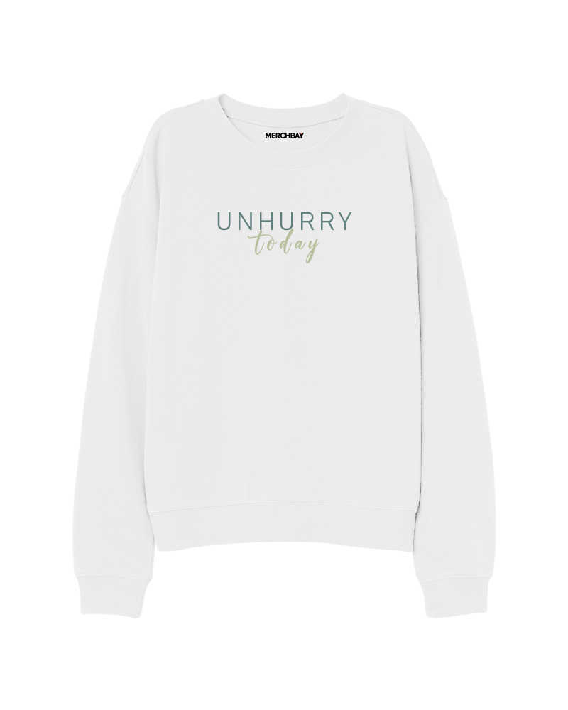 Unhurry Sweatshirt - White