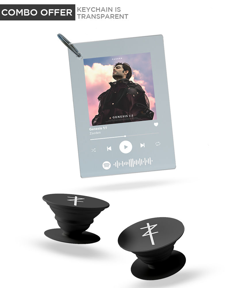 Pop Socket and Keychain Combo