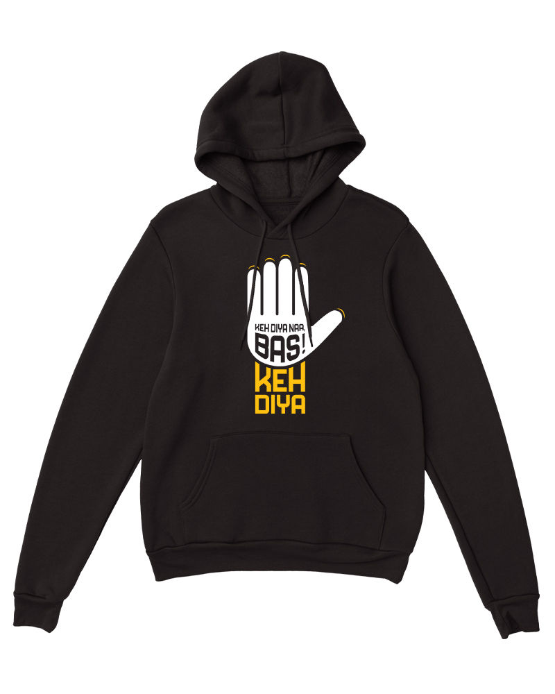 K3G – Keh Diya Na Bas Keh Diya! Hoodie Black Color Hoodies | Merge Garage