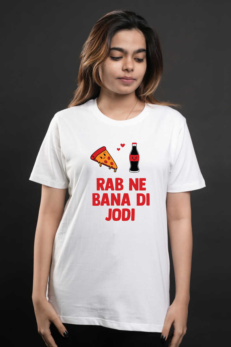 Rab Ne Bana Di Jodi Tshirt - White