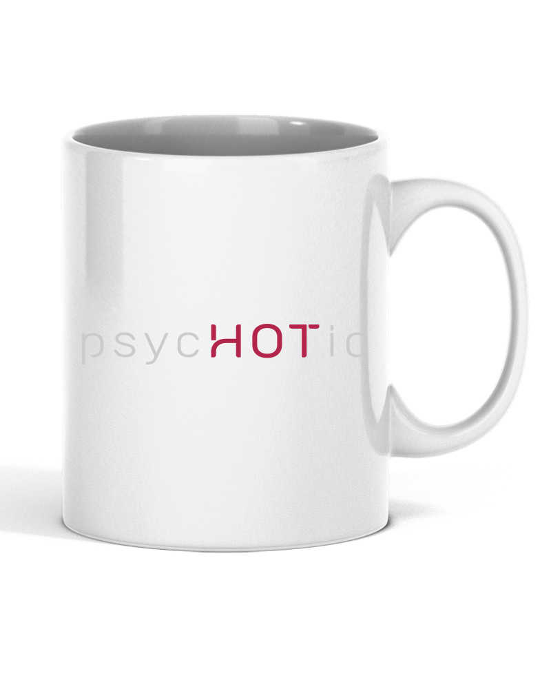 Pyschotic Coffee Mugs(Front and Back)