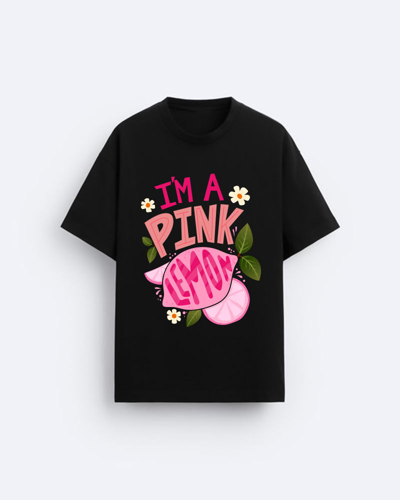 I am a pink lemon - Oversized Tshirt