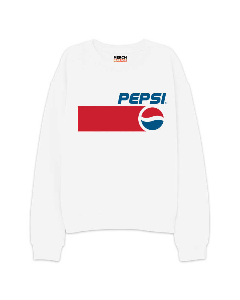 Pepsi Rise Up Casual Sweatshirt - White