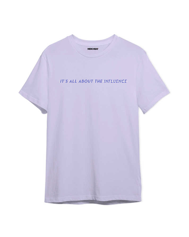 It's All About The Influence Tshirt- Lavender