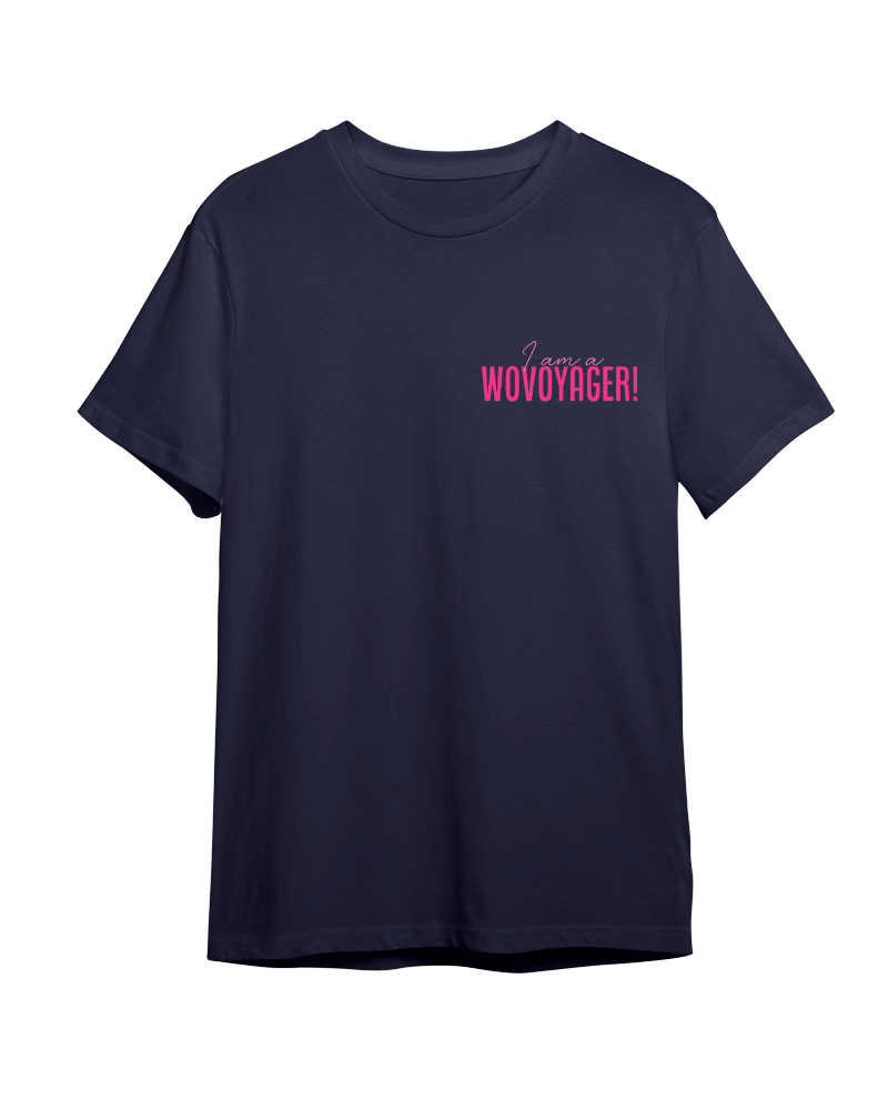 I am a WoVoyager Tshirt - Navy Blue