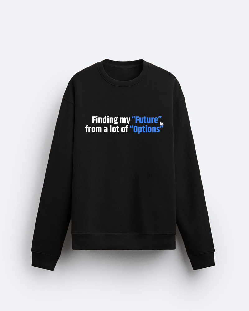 Finding my Future Regular Fit Sweatshirt - Black