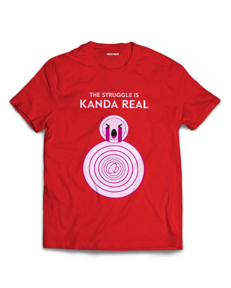 The Struggle Is Kanda Real Tshirt - Red