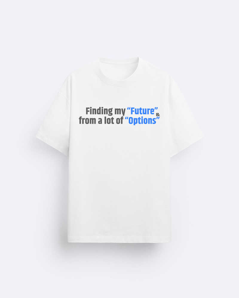 Finding my Future Oversized Tshirt - White