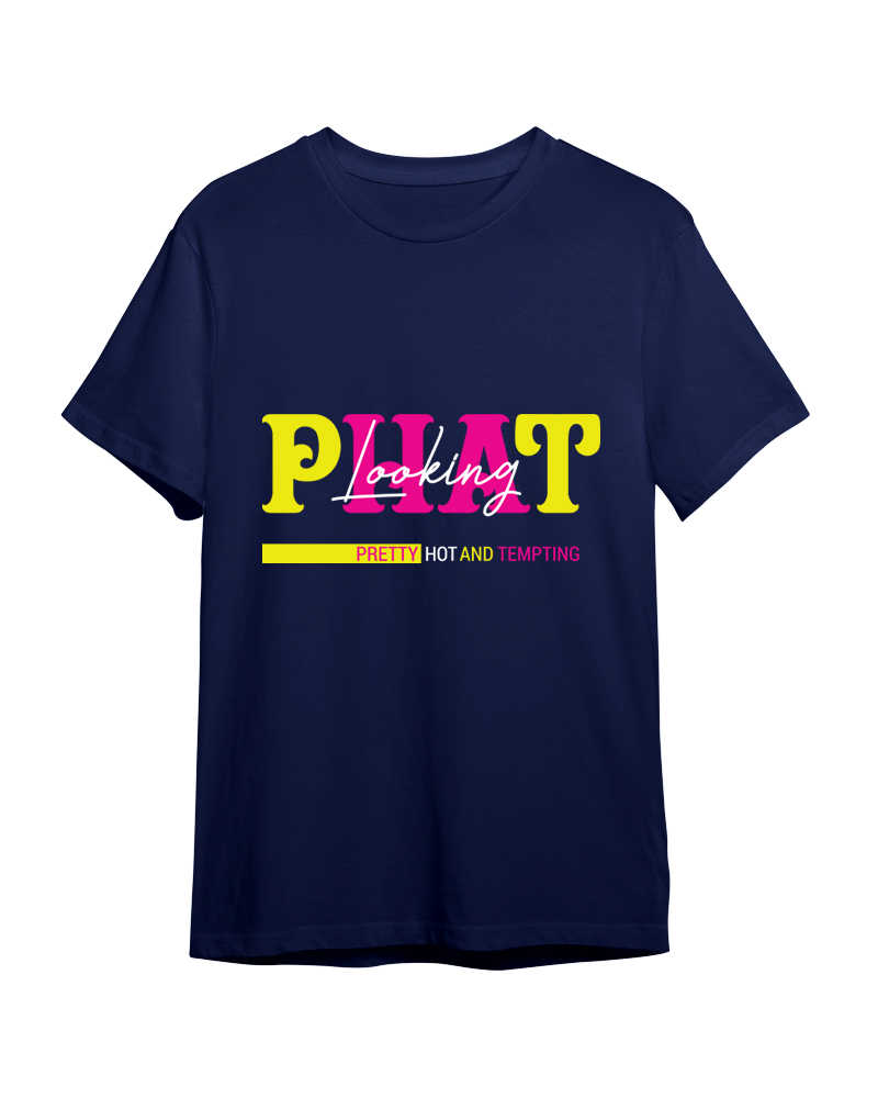 P.H.A.T. Pretty Hot & Tempting Tshirt - Navy Blue