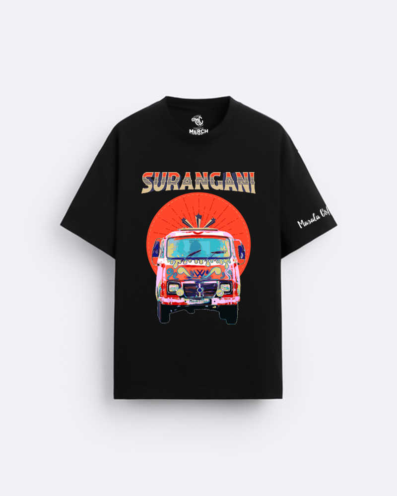 Surangini F&B Black Oversized Tshirt