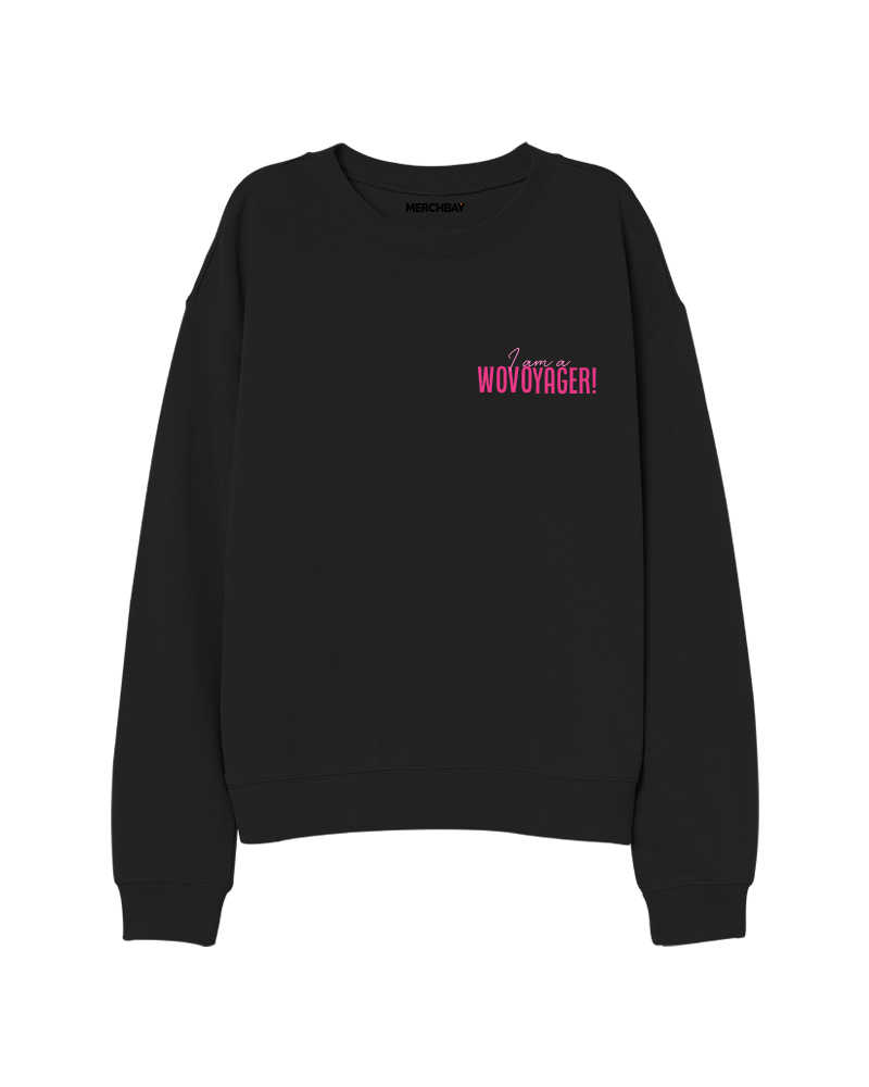 I am a WoVoyager Sweatshirt - Black