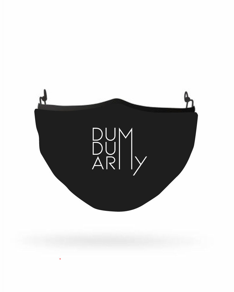 Dum Dum Army Mask- Black