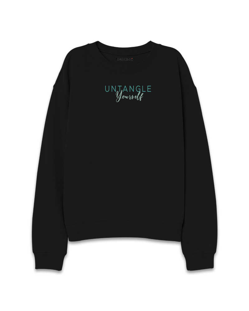 Untangle Yourself Sweatshirt - Black