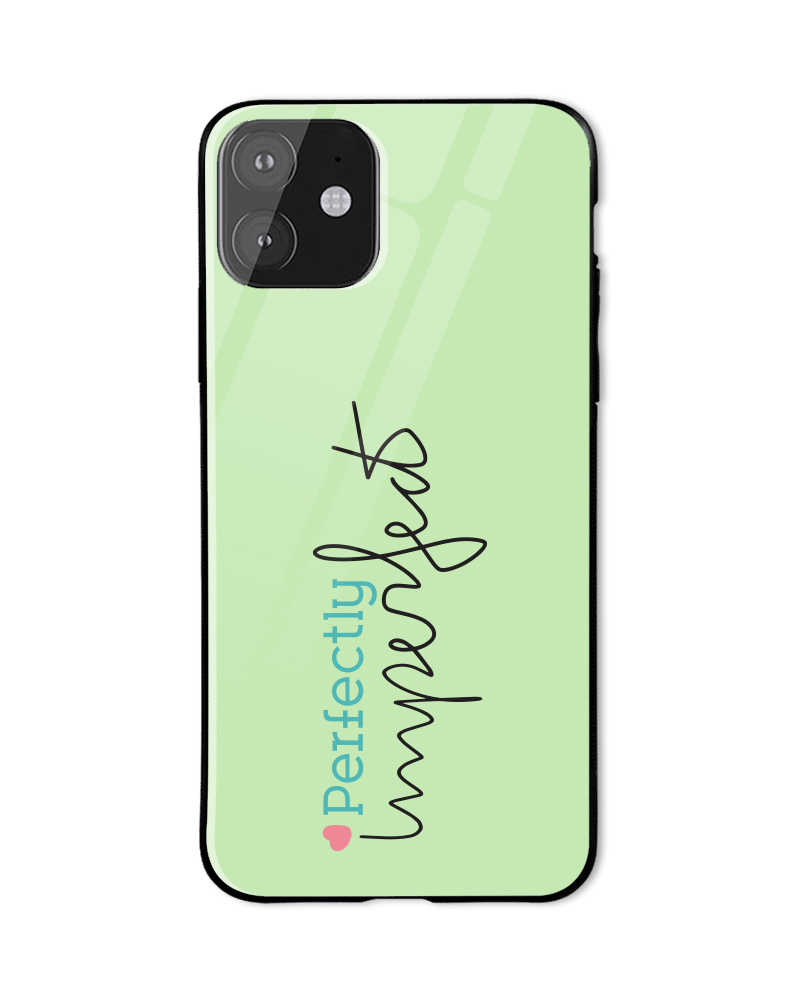 Perfectly imperfect Mobile Cover - Green