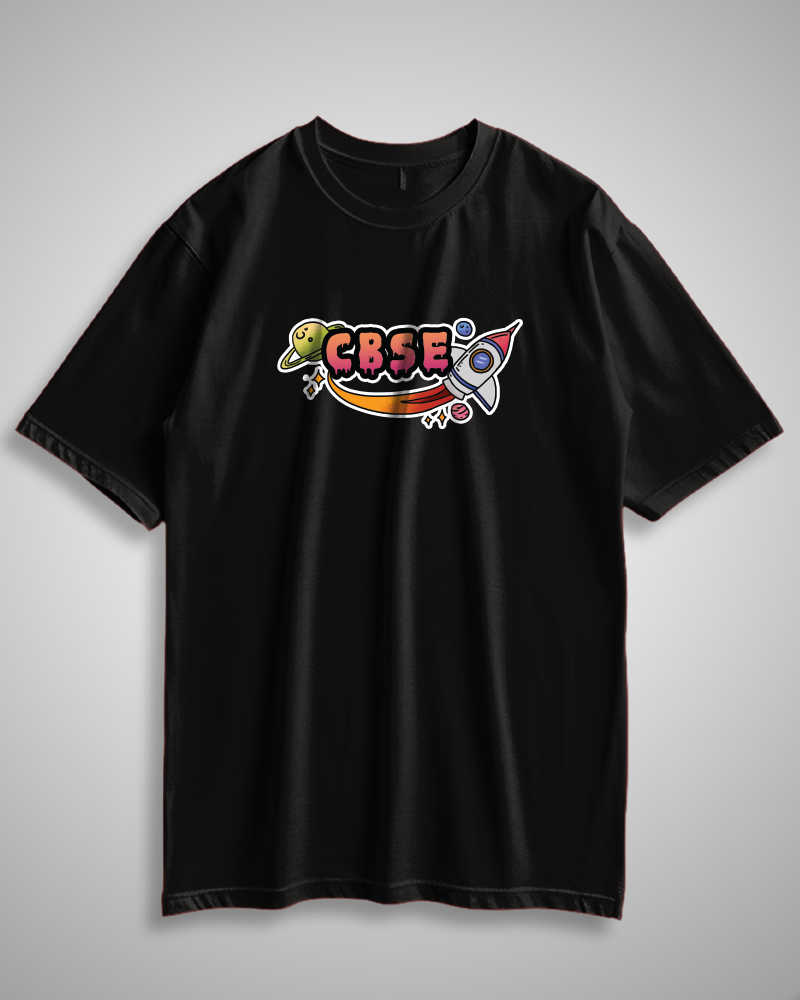 CBSC Rocket Black Oversized Tshirt