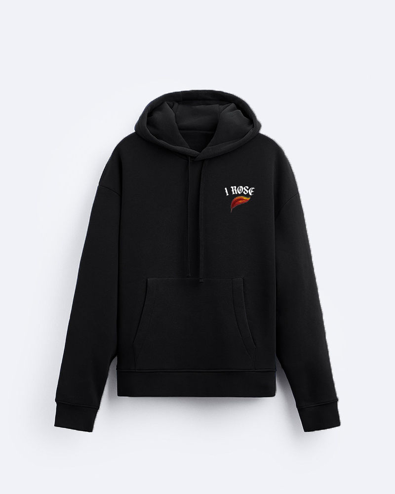I Rose Hoodie Black Hoodie