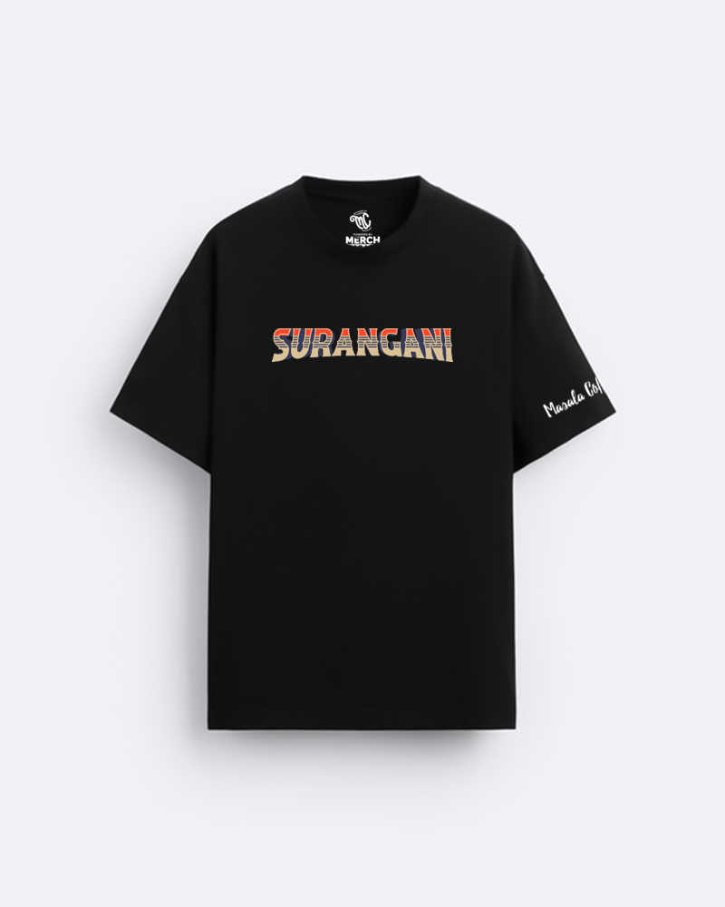 Suranginikka Maalu Gennavaa F&B Black Oversized Tshirt