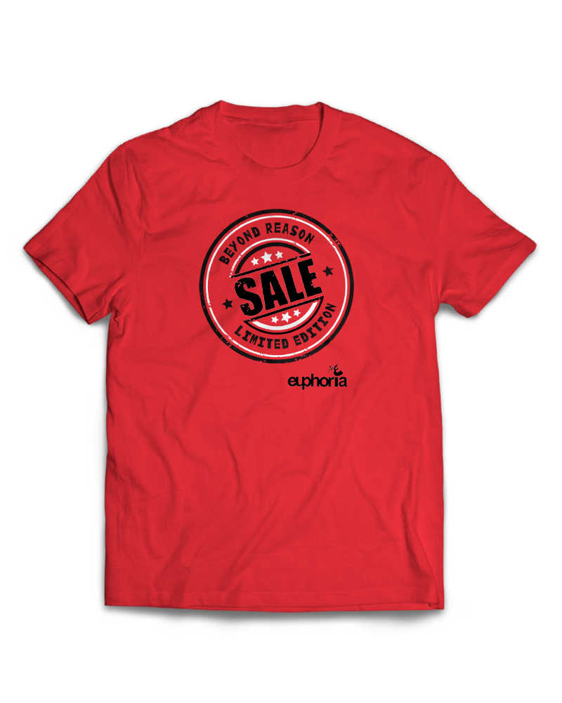 Sale Print Tshirt -Red