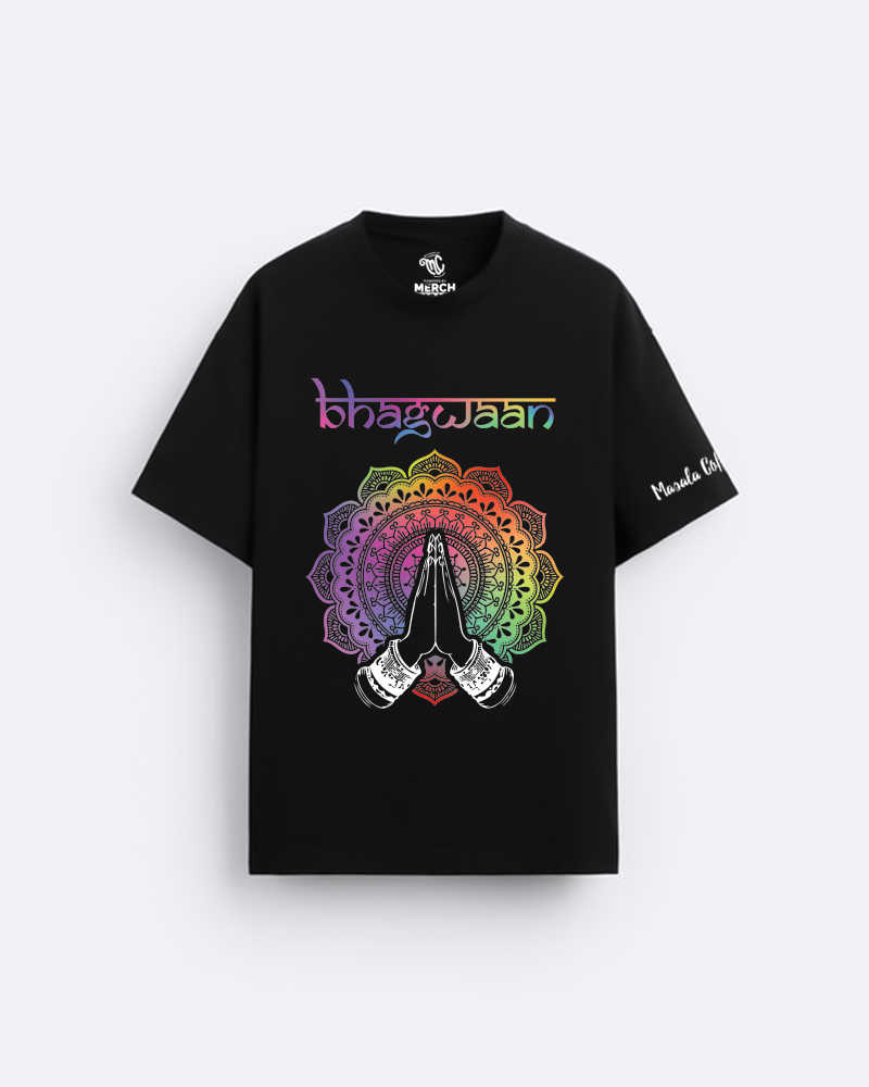 Bhagwaan F&B Black Oversized Tshirt