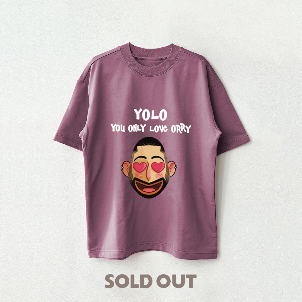 YOLO You Only Love Orry Oversize Tshirt 
