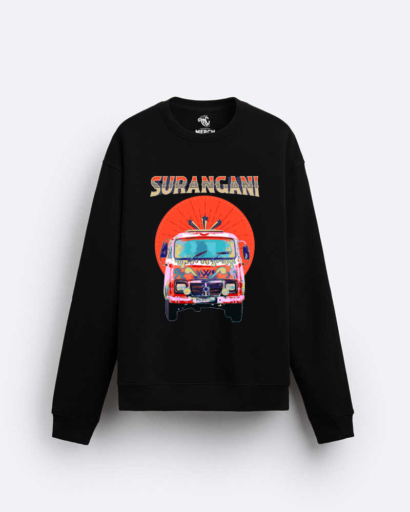 Surangini F&B Black Regular Fit Sweatshirt