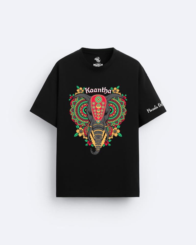 Kaantha F&B Black Oversized Tshirt