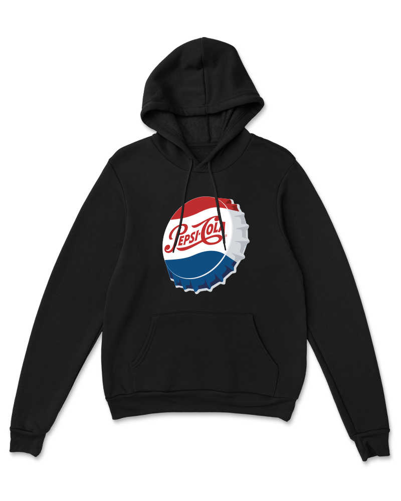 Pepsi Cola (Cap) Hoodie - Black