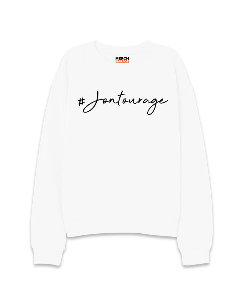 Jontourage White Sweatshirt
