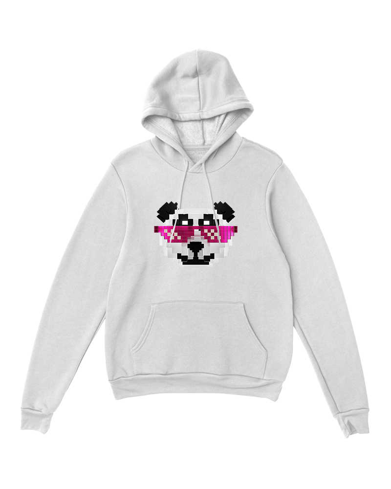 RetroPanda Mascot Hoodie - White