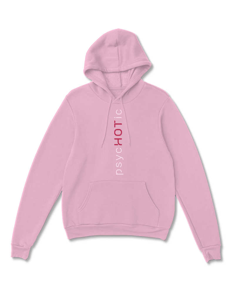 PyscHOTic Typographic front print all season hoodie (Available in colours)