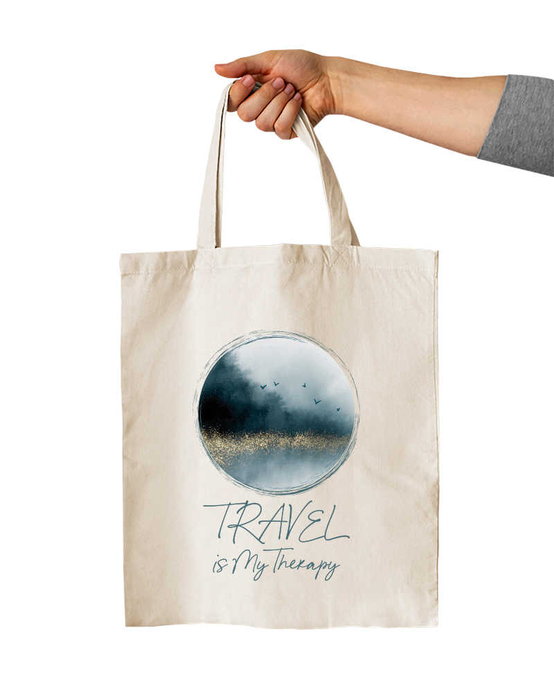 Travel is my Therapy Tote Bag