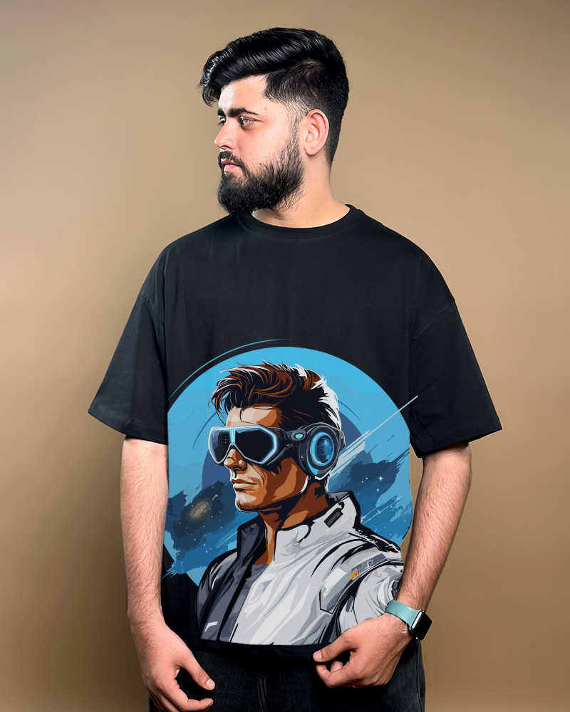 Astro Surreal Male Design  Oversized Tshirt