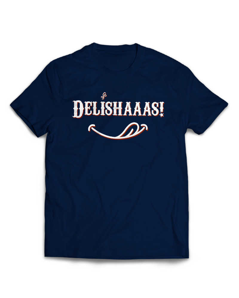 Delishaaas Tshirt - Navy Blue