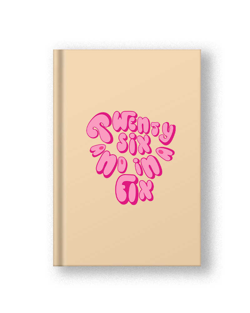 26 and in a Fix (Pink Font) Diary - Sage Green