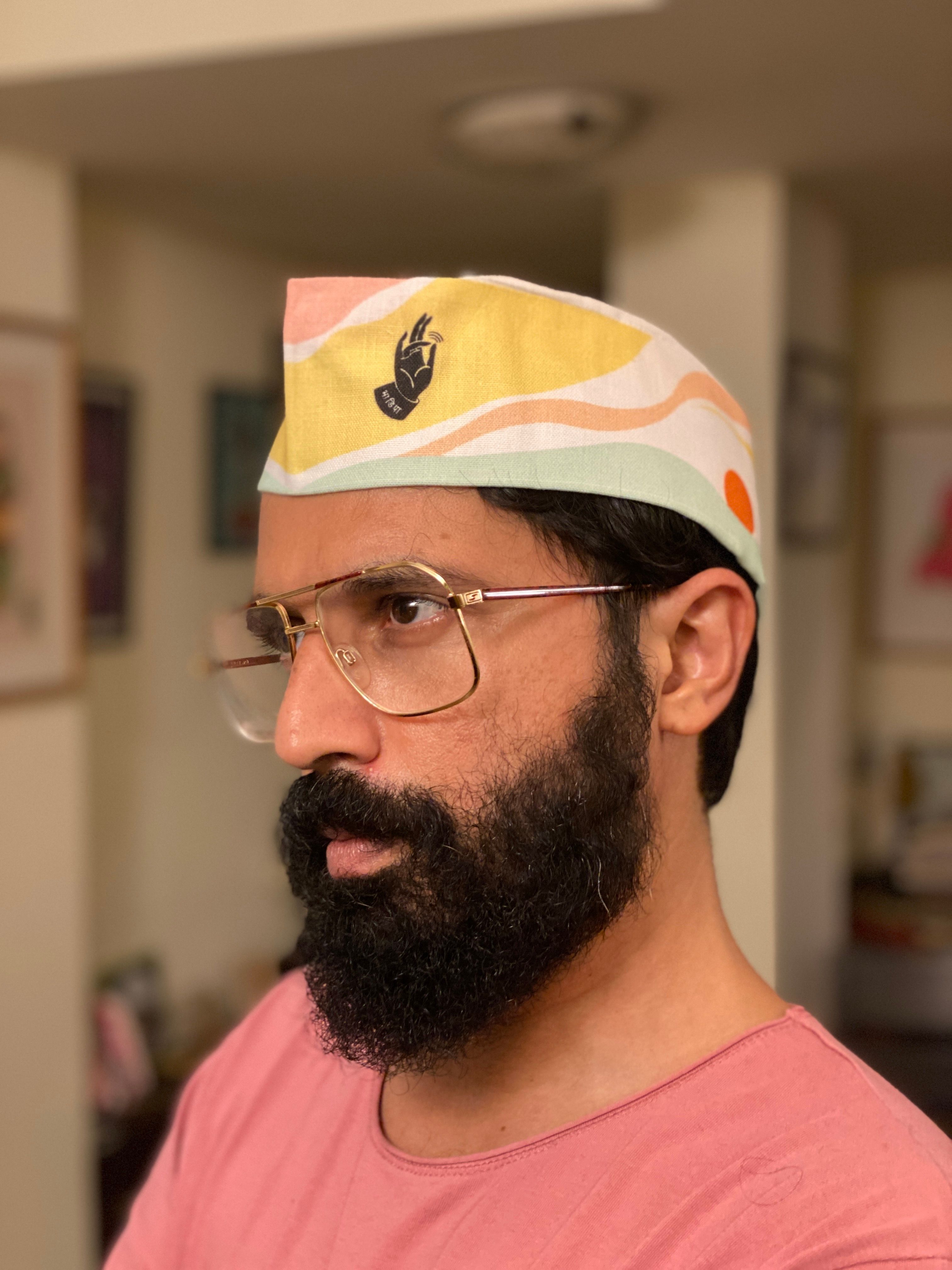 Printed Gandhi Topi - Buy New Premium 